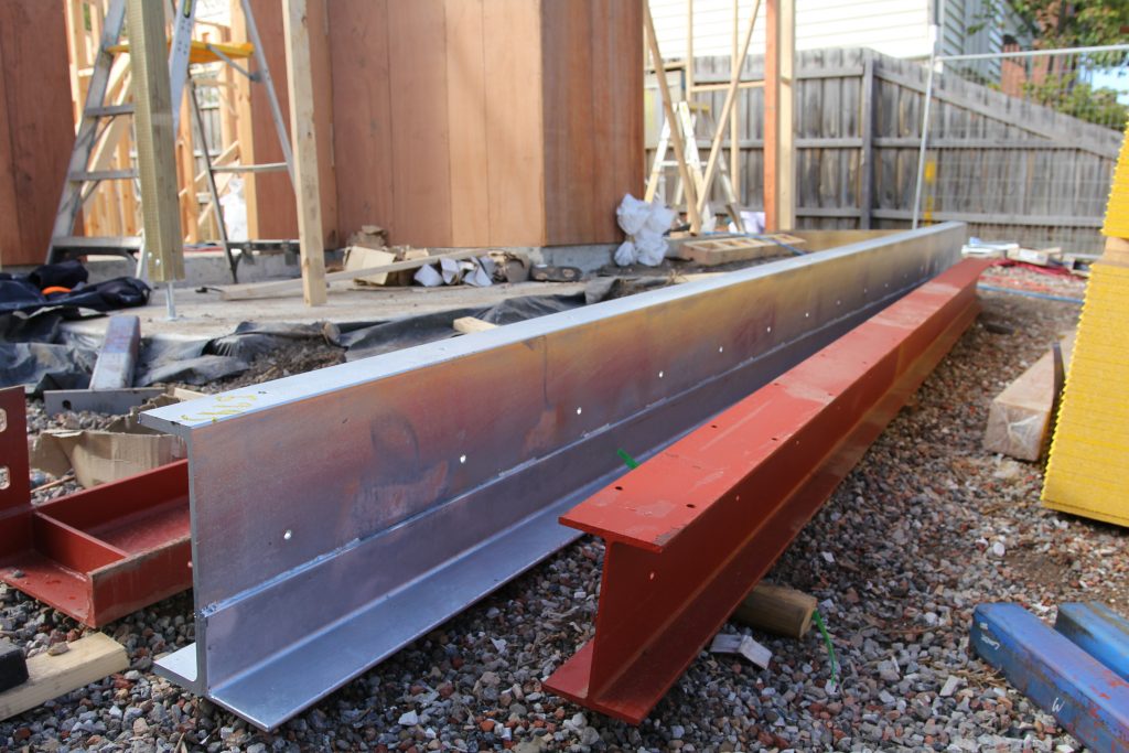 Heavy lifting steel structure beams Crane Hire Melbourne
